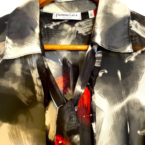 Patricia Luca Small chiffon printed shirt - Picture 2 of 3